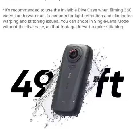 Insta360 X4 Air 2025 New Launch 360 Action Camera 8K 30fps Lightweight 165g Replaceable Lens Insta 3
