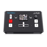 FEELWORLD L1 PLUS Multi-Camera Video Mixer Switcher 4K 60Hz with 4 HDMI Inputs & PTZ Camera Control