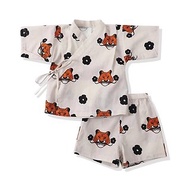 GOC 全棉 嬰兒服 童裝 日本 嬰兒和服 kimono - 杏色老虎