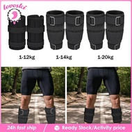 [Lovoski] Ankle Weights Weighted Adjustable Foot Leg Weights for Cardio Yoga Aerobics
