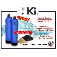 Outdoor Water Filter (10"x 54") - c/w Filter Media (sand, activated carbon)