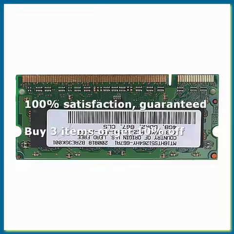DDR2 4GB Laptop Ram Memory 667Mhz PC2 5300 SODIMM 1.8V 200 Pins for AMD Laptop Memory-DTA9
