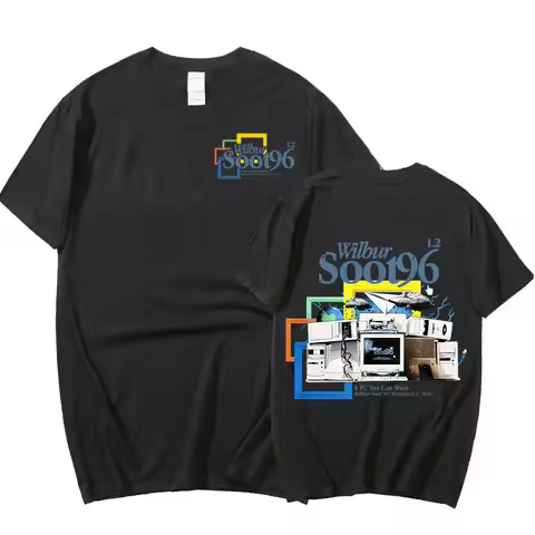 Wilbur Soot 96 T Shirt 2022 New Dream Team SMP Merch T-shirts Men Women's Cosplay Cozy Casual Oversi