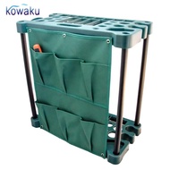[vsrhkq] Garden Tool Organizer Durable Shelf Yard Tool Tower Rack for Yard Shed Outdoor