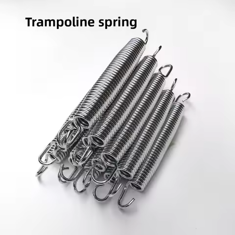 Trampoline Springs, Jumping Bed Springs Waist Drum Springs Outdoor Trampoline Spring Spring Bow Repl