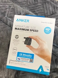 Anker PowerPort III Nano 20W PIQ 3.0 細小充電器(黑色)乙個