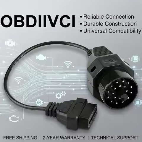 OBDII Adapter For BMW 20 Pin to OBD2 16 PIN Interface Connector For BMW E36 E39 E30 F20 X5 Z3 E53 i3