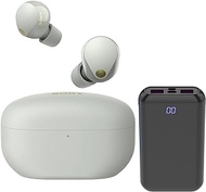 Sony WF-1000XM5 Truly Wireless Noise Canceling Earbuds (Silver) Bundle with Wireless Noise Canceling Earbuds Accessory (2 Items)