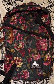 大熱之選👍🏻Gregory EVERY DAY 21L 舊logo Garden Tapestry 綠花 絕版 背囊 Backpack (Made in Philippines 菲律賓製)