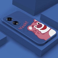 New Case Samsung A52S 5G A52 4G 5G A72 4G 5G A32 5G A32 4G M62 F62 S21 5G S21 Pus Case Strawberry Bear Soft Silicone Phone Case
