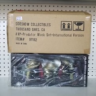 (葵興樂聲9樓門市現貨） Sideshow Collectibles 《異形戰場》（AVP）鐵血戰士面具組（Predator Mask Set）Chopper、Celtic 與 Scar 三款經典面具
