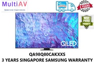 SAMSUNG QLED QA98Q80CAKXXS * 98INCH QLED 4K FULL ARRAY LED SMART TV * 2023 NEW MODEL * SOLAR REMOTE * QA98Q80C * 98Q80C * 3 YEARS SAMSUNG WARRANTY * NEW SET * SEALED SET