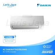 AC DAIKIN 1/2 PK FTKQ15UVM4 / FTKQ-15UVM4 | AC 1/2 PK, AC Split, Inverter, Low Watt, Coverage 10 m²,