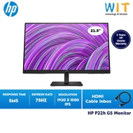 HP P22h G5 Monitor -21.5" FHD /5ms / 75Hz / FHD / IPS Panel / 1xDisplay Port /1x HDMI /1x VGA /3 Yea