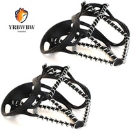 YRBWBW Shoes Crampons, Walking Cleats Universal Ice Gripper Spike, Winter Shoe Covers Anti-Slip Spik
