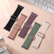 5pcs/Set Woven Single Loop Watch Bands, Compatible With Apple Watch 38mm/40mm/41mm/42mm/44mm/45mm/46