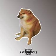 Meme Shiba Inu Car Sticker Sticker Waterproof Sticker Luggage Sticker Hard Hat Sticker Laptop Sticke