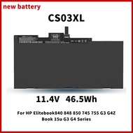 Battery HP ZBook 15u G3 Battery HP CS03 CS03XL 6-month Warranty 800231-141800513-001 T7B32AAbattery-