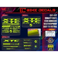 ◄✈✿Giant Xtc Bike Frame Decals