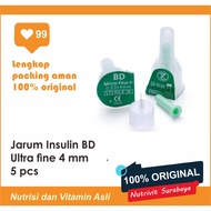 HIJAU Insulin Needle BD ULTRA FINE 4mm Green 5. Contents