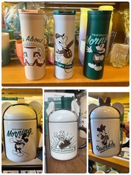 現貨！香港星巴克Starbucks x 迪士尼100周年米奇/米妮/史迪仔/大鼻鋼牙/唐老鴨/Mickey /Minnie/ ChipnDale/Donald Duck Tumbler保溫杯/咖啡杯陶