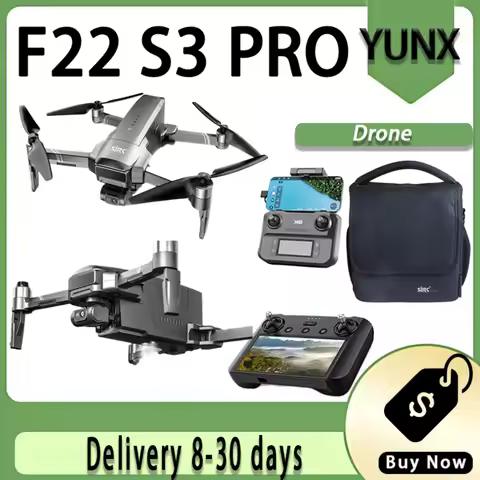 SJRC F22 S3 PRO Drone 4K HD Camera 3-Axis Gimbal EIS 5G WiFi FPV GPS Brushless Foldable RC Quadcopte