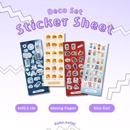 Sticker Sheet Deco Sticker Pack Journal Scrapbook DIY Element Mini Sticker