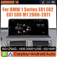 Android Auto For BMW 1 Series E81 E82 E87 E88 M1 2006-2011 2k Car Video Player DVD Radio Bluetooth S