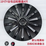ฝาครอบล้อ Tesla Model Y S2 ขอบเต็ม 19 นิ้ว ฝาครอบยางรถยนต์ อุปกรณ์เสริมการปรับแต่ง ฝาครอบล้อรถยนต์