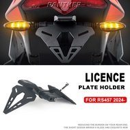 Rear Short Tail Stock Tidy License Plate Holder Kit For Aprilia RS457 2024 - Present - Tailstock Bra