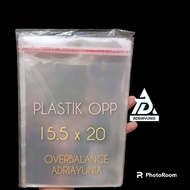 OPP plastic 15.5 x 20 cm seal - Opp plastic 15.5 x 20 cm - Opp plastic 15.5x20 seal