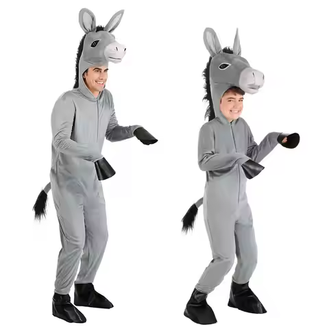 Halloween Children's Day picture book story stage performance adult children mule animal donkey cost