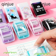 QINJUE Eraser Dust Cleaner Students Gift With Cute Eraser Manual Mini Desktop Vacuum Cleaner
