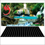 3d Glue Decal Painting, Aquarium Fish Tank Sticker, Arowana Fish Tank (Back Sticker Painting)