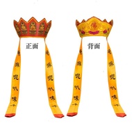 ✨SGHot selling ✨Performance Acting Tang Monk Hat Buddha Hat Buddha Statue Hat Five Buddha Crown Pelu