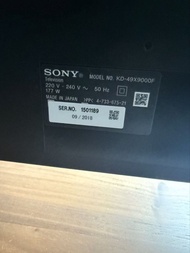 SONY 電視 KD-49X9000F