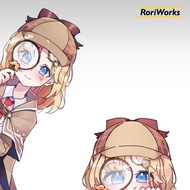 Anime Peek Sticker - Watson Amelia | Hololive