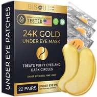 24K Gold Under Eye Patches , Eye Mask ,Eye Patches for Puffy Eyes and Dark Circles , Eye Masks Skinc