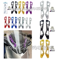 ORI ARUMI YAMAHA XMAX250 V3 2025+ WINDSHIELD BRACKET HOLDER CNC + SCREW VISOR XMAX WINDSCREEN CERMIN