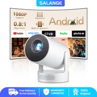 Salange HY300 Ultra 4K Movie Android11 Portable Projector WiFi6 BT5.4 Outdoor Home Theater Auto Vert