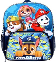 Paw Patrol Marshall, Skye, Rubble and Chase To the Lookout! 14 inch Backpack with Side Mesh Pockets