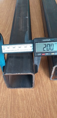 เหล็กกล่อง 2x2 นิ้ว  หนา 1.2 มิล. ท่อเหล็กกล่อง เหล็กท่อเหลี่ยม ท่อเหล็กกล่องดำ งาน DIY มีตัว เลือก 