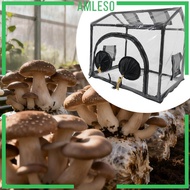 [Amleso] Mushroom Breeding Box Sturdy PVC Mushroom Grow Kit Indoor Outdoor Greenhouse Garden Vegetab