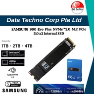 SG Local - New SAMSUNG 990 Evo Plus NVMe 2.0 M.2 PCIe 5.0 x2 Internal SSD 1TB 2TB 4TB 5 Year Local W