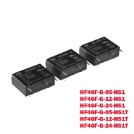 10PCS/5Pcs New Relay HF46F-G-5-HS1 HF46F-G-12-HS1 HF46F-G-24-HS1 HF46F G 12 HS1 HF46F-G-12-HS1T HF46