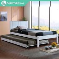 Furniture Direct ETHAN Single Size wooden Pull Out Bed Frame-katil signle kayu pull out
