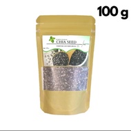 Organic Black Chia Seed 100gr Premium Chia Seed Mexico Chiaseeds Chia Seeds Golden Seed