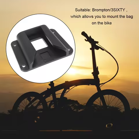 Bike Carrier Block Adapter For Brompton Folding Bike Bag Rack Holder Front Carrier Block Mount Bromp