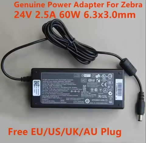 24V 2.5A AC DC Power Adapter FSP060-RPAC 60W For Zebra GK420 GK420D GK420T PRINTER Series Power Supp