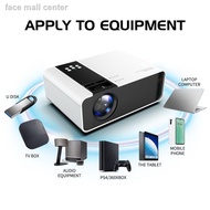 UiZP ﹍▪Ready Stock 1080P 6000 lumens Android Mini Projector HD Projector WIFI LCD Led Projector Home Cinema Support 3D